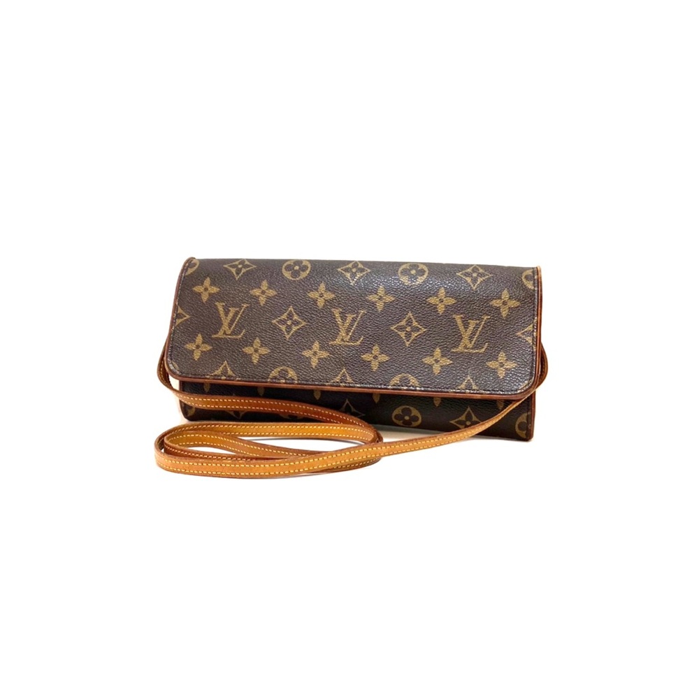 LOUIS VUITTON Monogram Pochette Twin GM